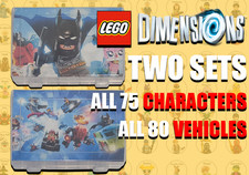 LEGO Dimensions: TWO SETS All 75 Characters & All 80 Vehicles NFC Coins picture
