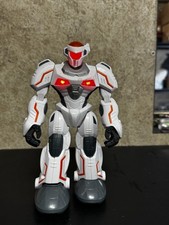 HAP-P-KID Happy Kid 8” Electronic Robot Toy Lights Sounds Motorized Vintage picture
