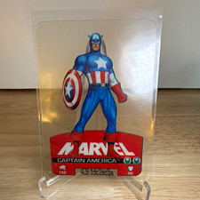 Marvel 2008 Marvel Heroes Lamincards Captain America #7 edibas picture