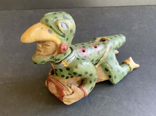 RARE Vintage Mexican Folk Art Clay Ocarina Flute/Whistle Pre-Columbian 6