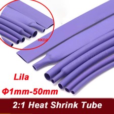 Purple 2:1 Heat Shrink Tube Electrical Tubing Wrap Sleeving Car Cable Φ1mm-50mm picture