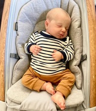 Realistic Sweet Sleeping 20in Reborn Baby Dolls Soft Cloth Body Christmas Gifts picture