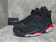 Level SS/New - Nike Air Jordan 6 Retro Black Infrared 2019 Men's 384664-060 picture