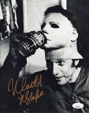 Nick Castle autographed inscribed 8x10 photo Halloween JSA COA Michael Myers picture