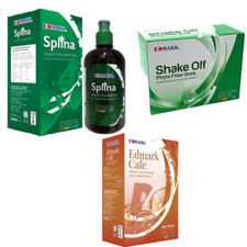 Edmark weight loss pack .  Shake off + splina Chlorophyll +  Trioka coffee picture