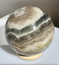 442g Rare Natural Fluorite agate Quartz Sphere Crystal Ball Specimen Healing picture