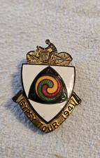 Vintage 1941 GYPSY TOUR AMA Motorcycle Enameled Pin / Badge picture