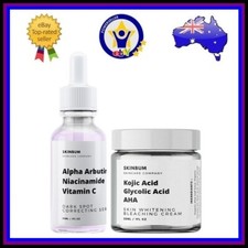 2 Pack - Dark Skin Whitening, Lightening, Brightening CREAM + SERUM Max Strength picture