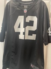 NFL Nike  Oakland Raiders Karl Joseph #42 Jersey Black Size Large WVU VG picture