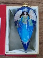 Pier 1 Li Bien Blue Angel 2019 Christmas Ornament picture