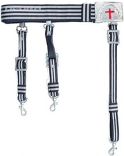 MASONIC KNIGHTS TEMPLAR Ceremonial Sword Belt & Buckle for Sir Knight Adjustable picture