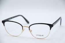 NEW VOGUE VO 4088 352 BLACK GOLD AUTHENTIC FRAMES EYEGLASSES 50-18 picture