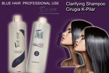 BLUE HAIR  PROFESSIONAL USE Clarifying Shampoo Blue Cirugia K-Pilar 473 ml 16 OZ picture