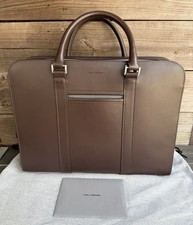 Carl Friedrik Palissy Double Briefcase – Chocolate Smooth Leather picture