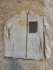 Patagonia R1 Air Full Zip Jacket Mens M Pelican Not Hoody Oat picture