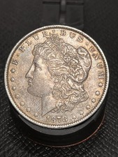 1878 P 7TF Rev of 79 Morgan Silver Dollar - XF/AU~ Better Date 90% Silver #1440 picture