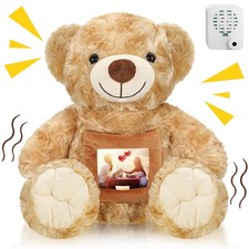 Bear with Voice Recording Remembrance Stuffed Animal with Picture Recordable ... picture