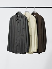 UNIQLO U  Draped Shirt  Long Sleeve Shirt XS-XXL 3 color 488801 NWT UNISEX picture