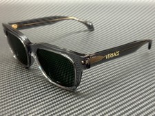 VERSACE VE4486 551071 Transparent Grey Green Men's 52 mm Sunglasses picture