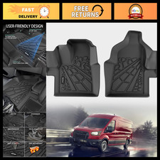 Custom Fit Floor Mats for 2022-2027 Ford Transit - Durable Vinyl, Easy Install picture