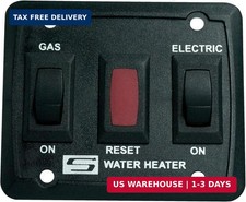 Suburban 233111 DEL Water Heater ON/OFF Wall Switch, Black RV Interior Wall Moun picture
