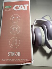 STN-28 Cat Ear Headphones with Bluetooth Headset and LED Light, Mint picture