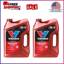 Valvoline MaxLife High Mileage 10W-30 Synthetic Blend Motor Oil 5 Quart picture