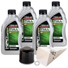 Tusk 4-Stroke Oil Change Kit Kawasaki KPO Full Synthetic 10W-40 Teryx & Ridge picture
