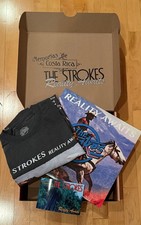 THE STROKES Promo Box REALITY AWAITS Vinyl LP Booklet T-shirt EXCLUSIVE NEW RARE picture