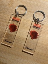 Dexter Resurrection Blood Slide Keychain NYCC Set Of TWO Collectibles picture