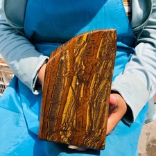 9.32LB  Large Natural Tiger's Eye Stone Quartz Crystal Specimen Mineral Healing picture