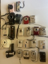 Mixed Lot of 21 Cameras  - UNTESTED- Sold AS-IS For Parts Repairs - READ DETAILS picture
