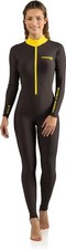 Cressi Skin Adult Versatile Full Suit for Water Sport Sun Protection, BLK/YL,2XL picture