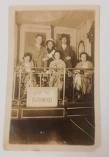 RPPC’s Family Vacation Pre Disney Mouse Dolls Ca Back Train Caboose Setting picture
