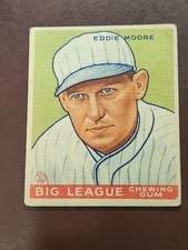 Vintage 1933 Goudey RC 180 Eddie Moore picture