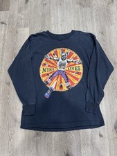Vintage 1997 Aerosmith Nine Lives Navy Long Sleeve Size L picture