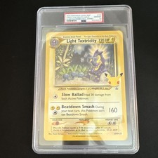Pokémon Light Toxtricity PSA 10 - JUMBO - SWSH137 Promo Holo ENG 120 HP picture
