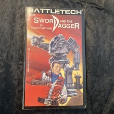Battletech: THE SWORD AND THE DAGGER Paperback Book 1st Print Ardath Mayhar FASA picture