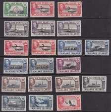 Falkland Islands Stamps 1938 SG146/157;147a;148a;150a;153a;155a;158a;159 CV £196 picture