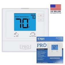PRO1 IAQ T701 Digital Non-Programmable Thermostat, Single Stage, 1 Heat - 1 Cool picture