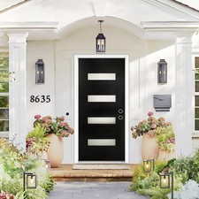 COMFLAND 36'' x 80''Fiberglass Exterior KD Door, 4-9/16