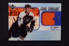 Jeff Carter 2005-06 Upper Deck Ice Cool Threads Acetate Patch /50 Rookie Relic picture