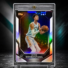 Victor Wembanyama Rare Black Refractor Topps 2026 Spurs Mint NBA Investment Card picture