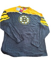 Reebok Face Off Collection NHL Boston Bruins Men's Long-Sleeve Size Large NWT picture