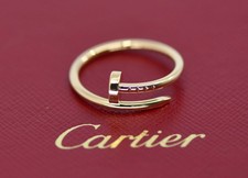 Cartier Juste Un Clou SM 18K Yellow Gold Ring Size 54 picture