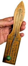 Antique 1930s Paradise Cabaret NY NYC 50 Thrilling Girls Wood Clacker Noisemaker picture