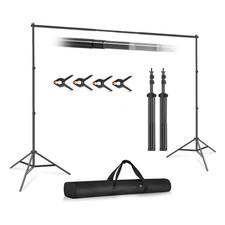 10x10 Ft Backdrop Stand Kit Adjustable Photography Party Background Support picture
