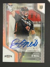 2024 PLL Brennan O'Neill Rookie RC Auto 12/25 Silver Foil Parallel Denver #104 picture
