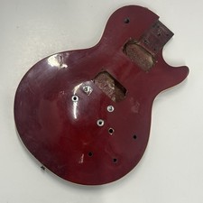 Vintage 1970s Teisco Japanese Les Paul Guitar Body Project Wine Red MIJ Parts picture