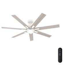 Hunter Fan 70 in White Indoor Ceiling Fan with LED Light and Remote Control picture